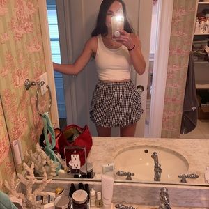 J.Crew Gingham Bubble Skirt